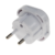K-PO - UK - EU travel adapter white